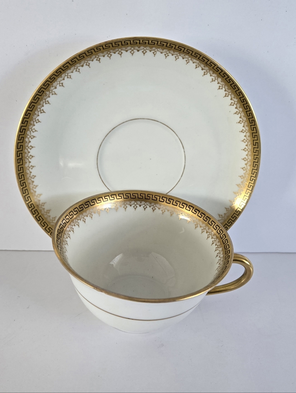 Limoges Teacup And Saucer Set Vintage
